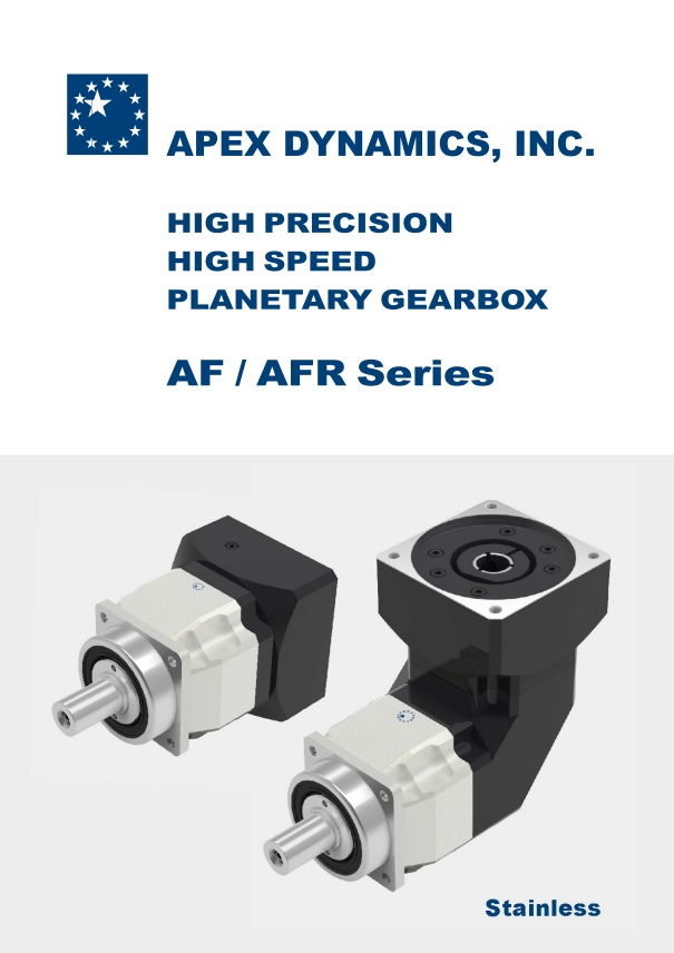 AF/AFR - Download Apex Dynamics Italia - Sigma Motion