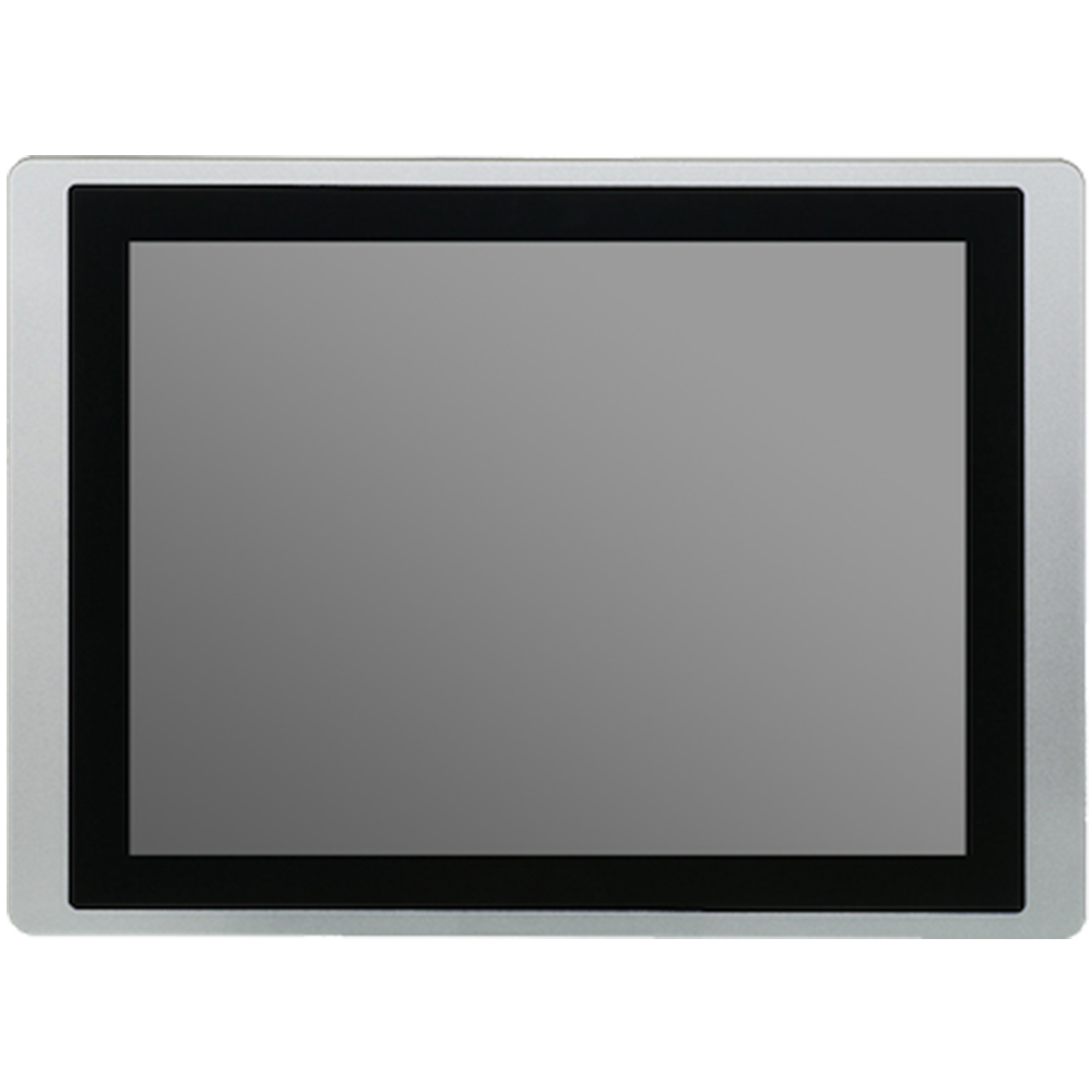 SERIE PT2 (PT2150-51ST) pannello con cornice in alluminio, display touchscreen TFT, cornice nera e profilo robusto